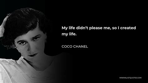 coco chanel quotes my life didn't